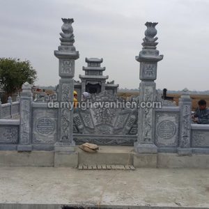 Cổng đá - cột tứ trụ đá 15