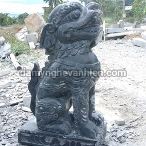 Nghê đá xanh đen 1
